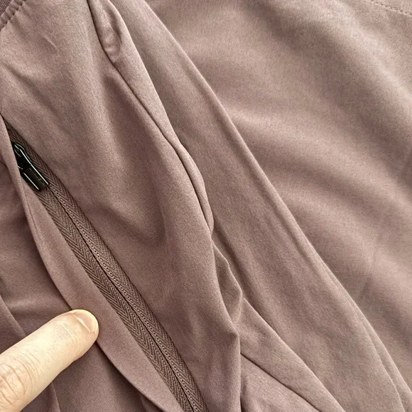 Athleta Elegant Mauve Wide-Leg Women's Pants - Picture 6 of 7